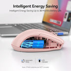 TECKNET Wireless Mouse Silent 4800 DPI Computer USB A & Bluetooth Mouse 6 - Image 6