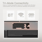 KEEBMONKEY WOBKEY Rainy 75 CNC Aluminum HMX/JWK/Cocoa Switches Triple-Mode - Image 5