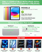 Folio Keyboard Case for iPad 10th Gen 10.9 inch and iPad 11th, Magnetic - Image 2