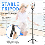 Gimbal Stabilizer for Smartphone ，with Retractable Selfie Stick and - Image 5