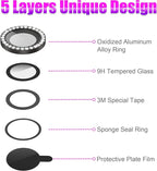 AGVEE 3+3 6 Pack for iPhone 12 Pro Max 6.7" Camera Lens Cover Protector - Image 7
