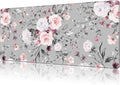 Mouse Pad Large Watercolor Rose Non-Slip Gaming Desk Mat by NIYLYNSYN