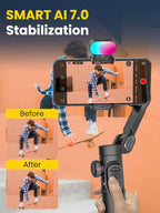 Smartphone Gimbal Stabilizer for iPhone 15 Pro Max Android Phone - Image 4