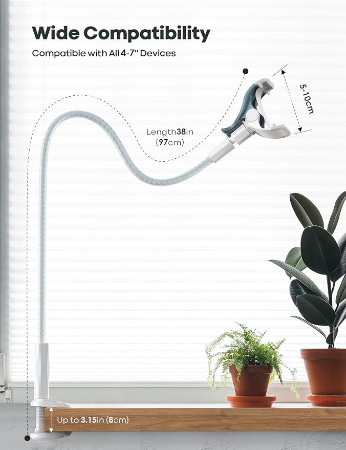 Lamicall Gooseneck Phone Holder Bed - Image 6