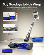 YONNDER Cordless Vacuum Cleaner, 48KPA/550W/65Mins Powerful Stick Vacuum - Image 4