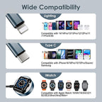 5FT iWatch Charger 3 in 2 for Apple Watch Charger Travel Essentials Multi - Image 5