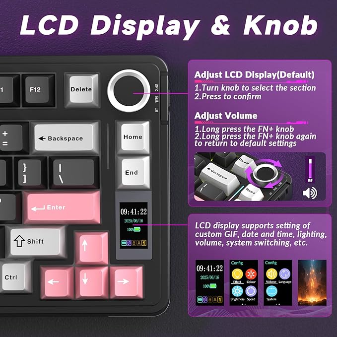 AULA S75 PRO Wireless Mechanical Keyboard - Image 3