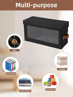 4 Packs DVD Storage Box with Visible Window, Dustproof DVD Case Holder - Image 6