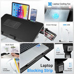 Laptop Lap Desk with Cooling Fan - Image 3