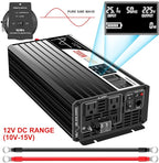 Xijia 2000W Pure sine Wave Power Inverter dc 12v to 110v/120V ac 60HZ - Image 2