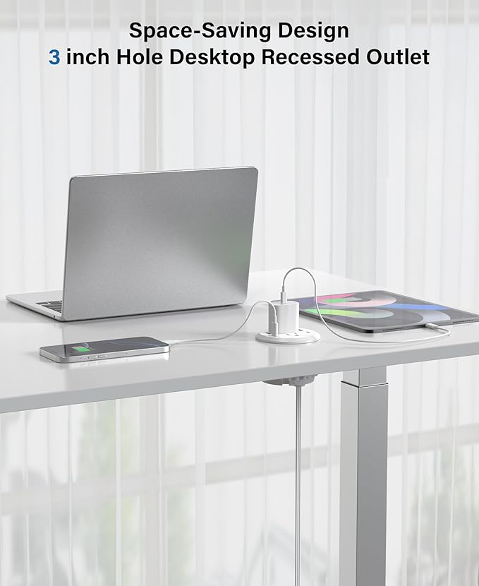 Jgstkcity 65W USB-C Hidden Desktop Power Grommet: 1 AC Outlet, 8 USB Charging - Image 7