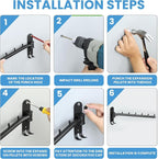 Clothing Racks for Hanging Clothes, Garment Racks Wall Mounted Clothes - Image 7