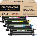 C500 C505 Drum Unit 4-Pack High Capacity Replacement by KingKJInkToner