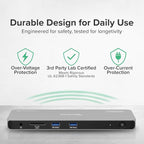 Plugable Thunderbolt 4 Dock for Quad Monitors 100W, Thunderbolt Docking Station - Image 9