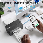 Bluetooth Thermal Label Printer, 4x6 Wireless Thermal Shipping Label Printer - Image 6