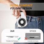 Magnetic Ring Holder Grip, Adjustable Magnet Phone Ring Stand, Strong Double - Image 6