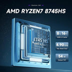 Reatan A8 Mini PC AMD Ryzen 7 8745H 32GB RAM DDR5 1TB SSD 8C/16T，up to 8K - Image 4