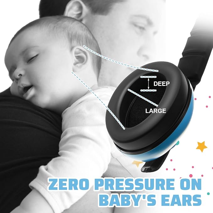 Amylove 12 Pcs Baby Noise Cancelling Headphones Ear Protection Ear Muffs Bulk - Image 4