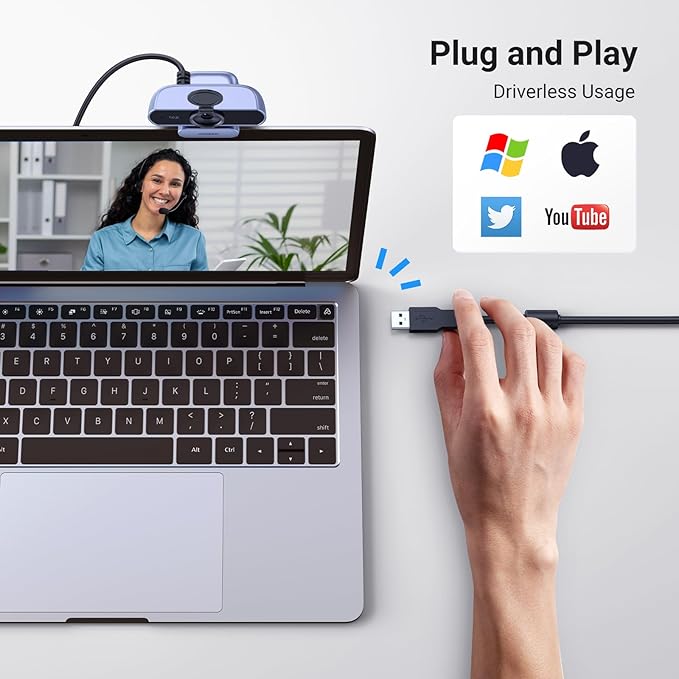 UGREEN 2K Webcam, Full HD 1080P Webcam - Image 9