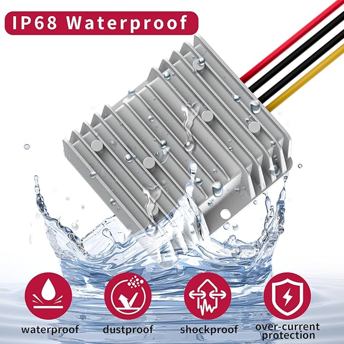DC 24V Step Down to 12V 30A 360W Converter Waterproof Buck Converter Voltage - Image 3