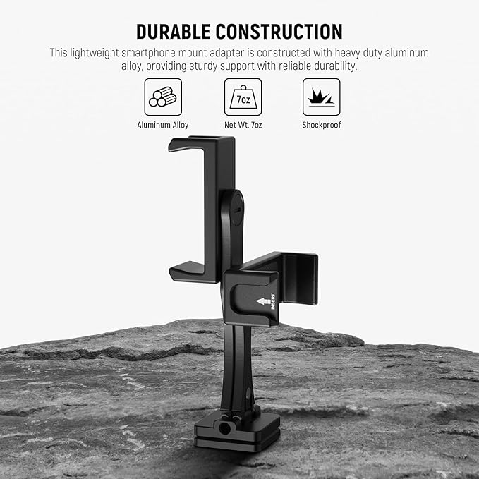 NEEWER Metal Phone Tripod Mount Adapter - Image 7