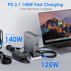 Laptop Docking Station, WAVLINK PD3.1 Docking Station 3 Monitors - Image 7