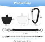 SHANSHUI Phone Lanyard Tether, Anti Theft Spring Phone Strap, 4 x Phone Pacthes - Image 5