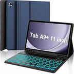 Keyboard Case for Samsung Galaxy Tab A9 Plus 5G 11 inch 2023, 7 Color Backlit by Unknown