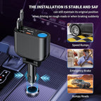 OHLPRO Retractable Car Charger Cigarette Lighter Adapter, 168W 5 in 1 Fast - Image 9