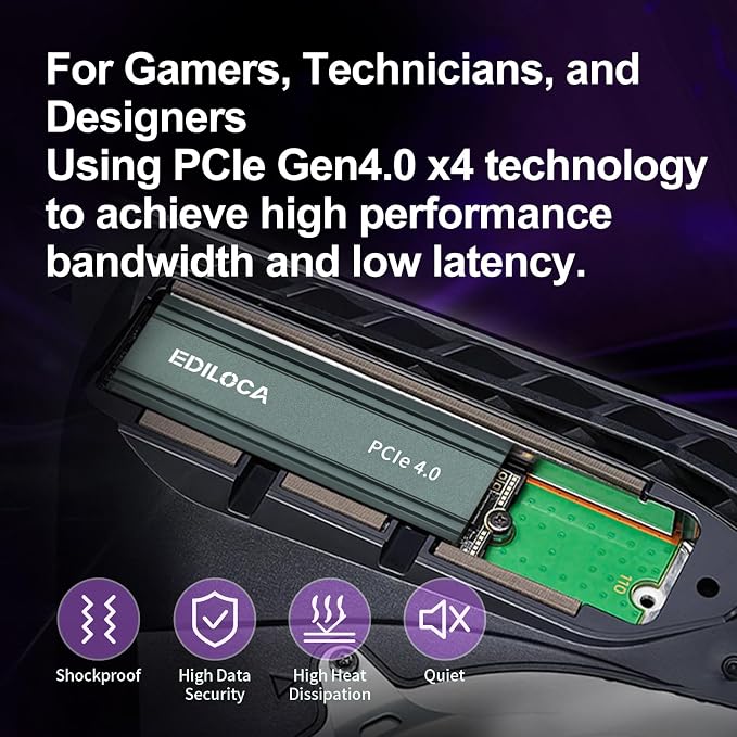 500GB M2 NVME SSD with Heatsink - Image 6