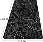Large Gaming Mouse Pad with Stitched Edges, Durable Non-Slip Natural Rubber Base - Image 6