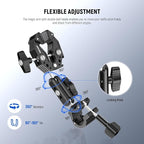 NEEWER Motorcycle Camera Mount Kit, Bicycle Handlebar Invisible Selfie Stick - Image 4