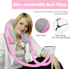 MoKo Neck Phone Holder, 360 Rotatable Gooseneck Pillow Stand, Fits 4"-11" - Image 4