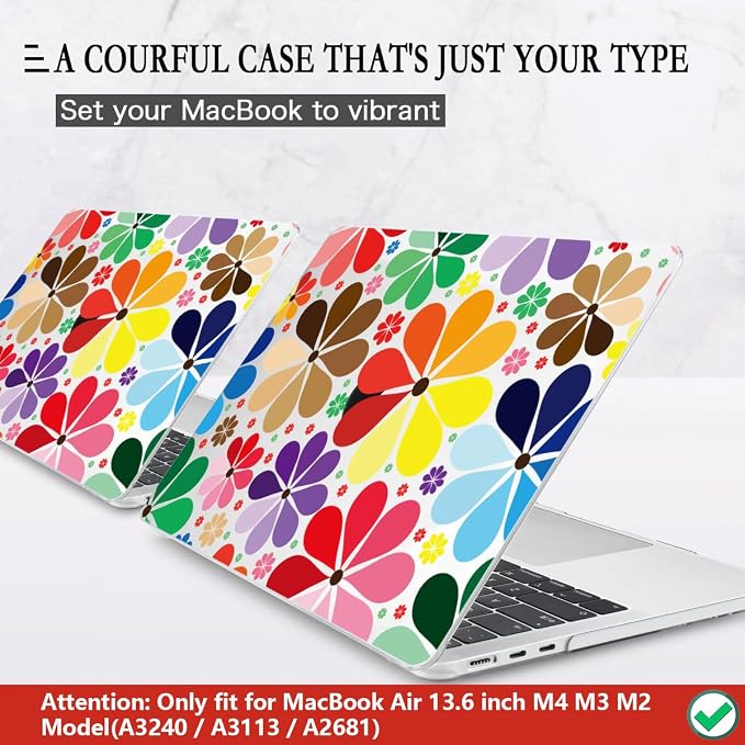 CISSOOK Compatible with MacBook Air 13.6 inch Case 2025 2024 2023 2022 Release - Image 2