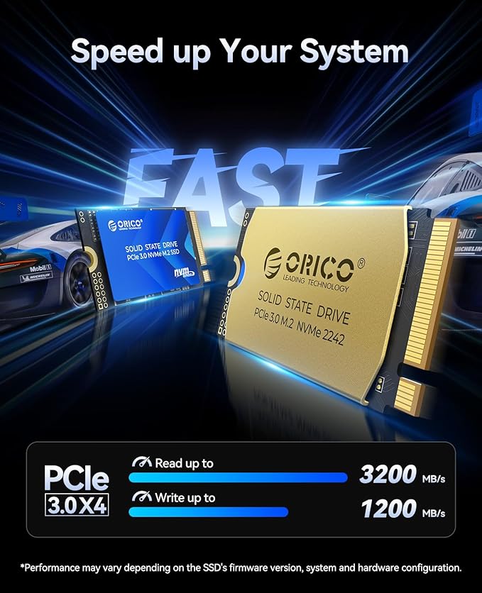 ORICO M.2 2242 NVMe SSD 256GB, PCIe 3.0 - Image 3
