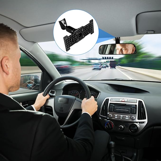 DOITOOL Rear View Mirror Back Plate Panel Dash Cam Mirror Mounting Bracket Arm - Image 8