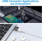 USB to USB C Adapter 10 Pack, USBC to USB Adapter, USB Type C Male Female - Image 7