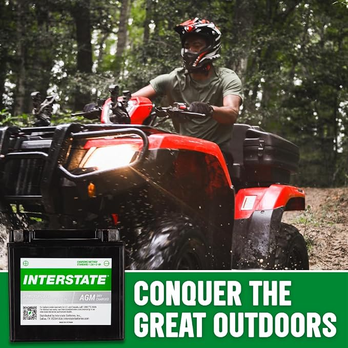 Interstate Batteries YTX14-BS 12V 12Ah Powersports Battery 200CCA AGM - Image 7