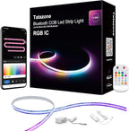 6.56ft Bluetooth RGB+IC COB Led Strip Light by Tatazone