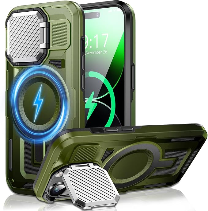 Camera Stand Case for iPhone 14 Pro, 2024 Version Military Grade Protective by Unknown