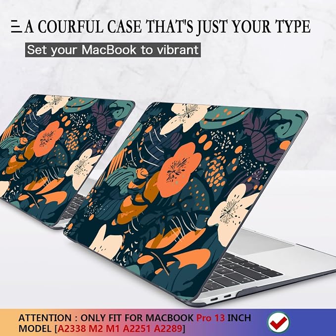 CISSOOK Compatible with MacBook Pro 13 inch Case 2025-2016 Release M2 M1 A2338 - Image 3