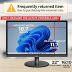 22 Inch 16:10 Computer Privacy Screen Filter - Image 2