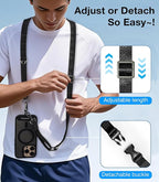 Phone Lanyard Crossbody, Adjustable Anti-Theft Neck Strap - Image 7