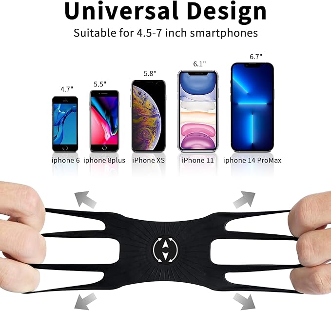 3in1 Running Sports Armband+Wristband+Bicycle Phone Holder, 360° Rotation & - Image 5
