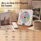 Gueray CD Player Portable Bluetooth Desktop CD Player - Image 8