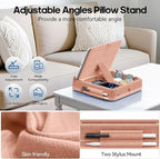 KDD Tablet Pillow Stand with Storage, Foldable iPad Holder - Image 5
