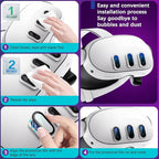 Camera Lens Protector for Oculus Meta Quest 3 Accessories, Thin 9H Tempered - Image 7