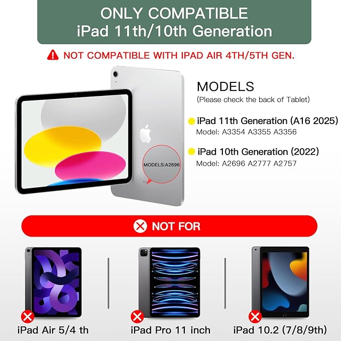 NOKBABO for iPad 11th 10th Generation Case - Image 2