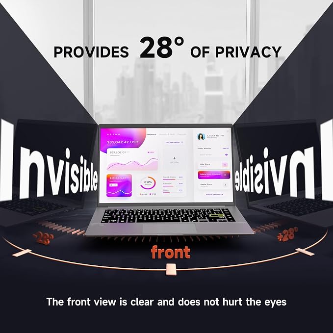 Mamol 15.6 Inch Laptop Privacy Screen Filter - Image 3