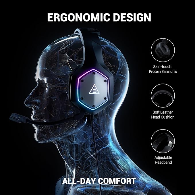 EKSA E1000 V2 Gaming Headset, PC Headset - Image 8